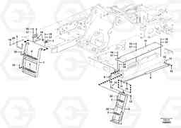 84836 Foot step FC3329C, Volvo Construction Equipment