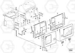 40427 Door, side EC330C, Volvo Construction Equipment