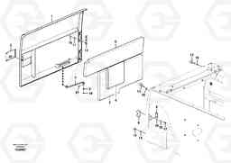 40428 Door, side EC330C, Volvo Construction Equipment