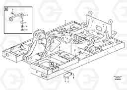 96872 Upper frame EC460C, Volvo Construction Equipment