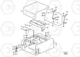 30631 Tool box, cowl PL4608, Volvo Construction Equipment