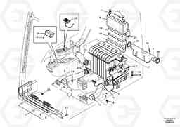 56667 Air duct in cabin and cabin floor EC180B, Volvo Construction Equipment