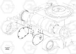 54780 Protective plate for travel motor EC700BHR HIGH REACH DEMOLITION, Volvo Construction Equipment