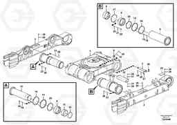 86190 Undercarriage Frame, Retractable EC700BHR HIGH REACH DEMOLITION, Volvo Construction Equipment