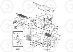 59030 Air conditioning unit, cooling and heater EW145B PRIME S/N 15001-, Volvo Construction Equipment