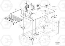 55697 Cabin floor EC700BHR HIGH REACH DEMOLITION, Volvo Construction Equipment