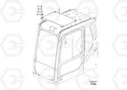 55706 Sun visor EC700BHR HIGH REACH DEMOLITION, Volvo Construction Equipment