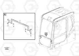 55707 Foot support bar EC700BHR HIGH REACH DEMOLITION, Volvo Construction Equipment