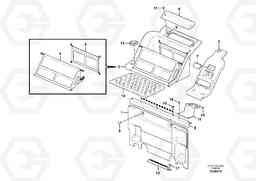 54135 Instrument panel, radio panel EC360B PRIME S/N 15001-/85001- 35001-, Volvo Construction Equipment