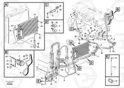 95844 Air conditioning line, cooling and heater PL4608, Volvo Construction Equipment