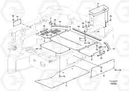 47289 Hatches under engine, hydr.pumps, cooler, m.valve and fuel tank. EC60C, Volvo Construction Equipment