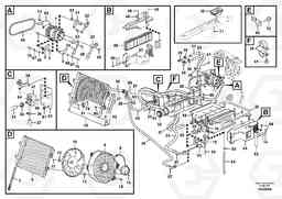 25966 Air conditioning line, cooling and heater EC60C, Volvo Construction Equipment