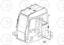 92723 Cab mount ECR305C, Volvo Construction Equipment