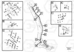 57977 Working hydraulic, dipper arm rupture EC140C, Volvo Construction Equipment