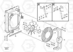 67670 Hydraulic system, oil cooler mount EC330B SER NO INT 10713- EU&NA 80001-, Volvo Construction Equipment