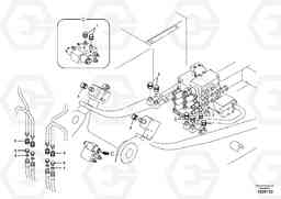 38894 Working hydraulic, hydraulic plugs for no boom EC140B, Volvo Construction Equipment