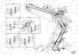 33269 Working hydraulic, dipper arm cylinder on adjustable boom EC240B SER NO INT 12641- EU & NA 80001-, Volvo Construction Equipment