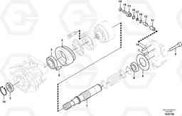 38404 Hydraulic system, oil cooling fan motor FC3329C, Volvo Construction Equipment