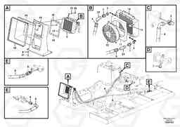 20765 Hydraulic system, hydraulic tank to hydraulic oil cooler FC2421C, Volvo Construction Equipment