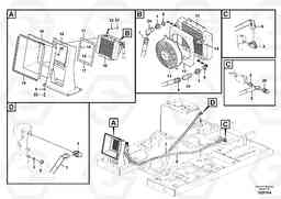 20766 Hydraulic system, hydraulic tank to hydraulic oil cooler FC2924C, Volvo Construction Equipment