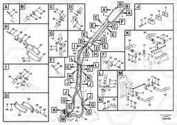 81141 Working hydraulic, dipper arm cylinder on boom. EC700C, Volvo Construction Equipment