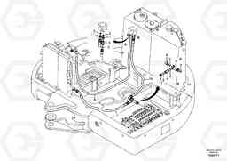 20274 Hydraulic system, hydraulic tank to hydraulic oil cooler ECR88 S/N 14011-, Volvo Construction Equipment