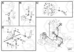 42470 Working hydraulic, dozer blade ECR235C, Volvo Construction Equipment