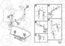 105622 Hydraulic system, hydraulic tank to hydraulic oil cooler EC60C, Volvo Construction Equipment