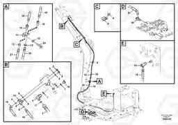 85714 Working hydraulic, dipper arm rupture EC60C, Volvo Construction Equipment