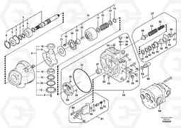 47549 Hydraulic pump EC60C, Volvo Construction Equipment