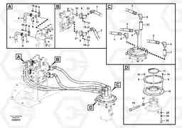 38390 Turning joint line, control valve to turning joint ECR235C, Volvo Construction Equipment