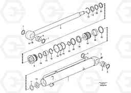 66556 Bucket cylinder EC55C S/N 110001- / 120001-, Volvo Construction Equipment