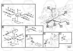 50871 Hydraulic system, footstep control line FC2421C, Volvo Construction Equipment