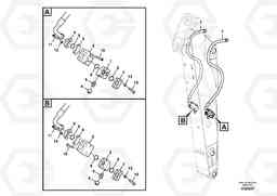 54967 Working hydraulic, hammer and shear for dipper arm EC140C, Volvo Construction Equipment