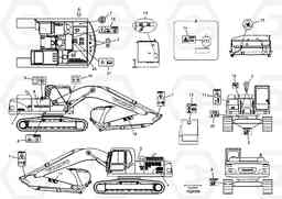 7112 Decal, outer location EC240B SER NO INT 12641- EU & NA 80001-, Volvo Construction Equipment