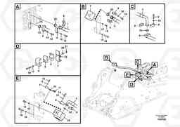 53954 Working hydraulic, hammer and shear for upper EC700BHR HIGH REACH DEMOLITION, Volvo Construction Equipment
