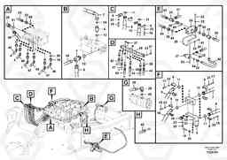 51556 Hydraulic system, intermediate arm piping EC700BHR HIGH REACH DEMOLITION, Volvo Construction Equipment