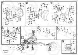 52297 Turning joint line, turning joint to travel motor PL4608, Volvo Construction Equipment