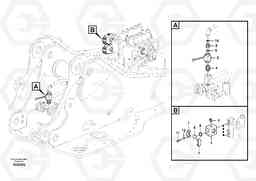 75219 Hydraulic system, control valve to boom and swing PL4611, Volvo Construction Equipment