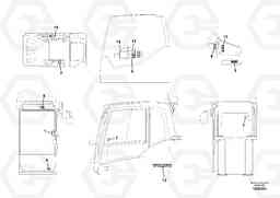 75102 Decals, cab PL4611, Volvo Construction Equipment