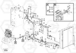 46417 Hydraulic system, hydraulic tank to hydraulic oil cooler ECR305C, Volvo Construction Equipment