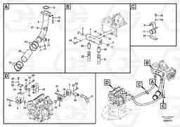 41439 Hydraulic system, hydraulic tank to hydraulic pump ECR305C, Volvo Construction Equipment