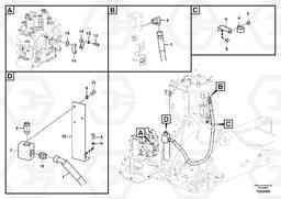 66678 Working hydraulic, hammer and shear for 1st pump flow ECR305C, Volvo Construction Equipment