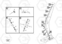 85495 Working hydraulic, oil leak on boom ECR305C, Volvo Construction Equipment
