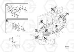38248 Turning joint line, control valve to turning joint EC460C S/N 115001-, Volvo Construction Equipment