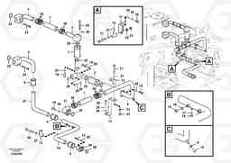 42463 Hydraulic system, hydraulic tank to hydraulic oil cooler EC460C S/N 115001-, Volvo Construction Equipment