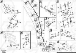 74841 Working hydraulic, dipper arm rupture EC460C S/N 115001-, Volvo Construction Equipment