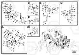 100180 Working hydraulic, hammer and shear for upper EC460C S/N 115001-, Volvo Construction Equipment