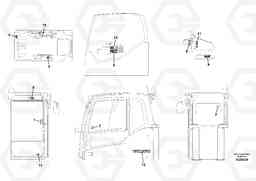 75693 Decals, cab EC140C, Volvo Construction Equipment