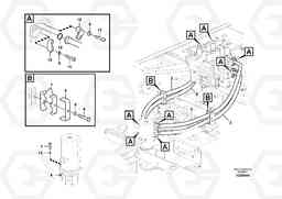 52955 Turning joint line, control valve to turning joint EC360C S/N 115001-, Volvo Construction Equipment